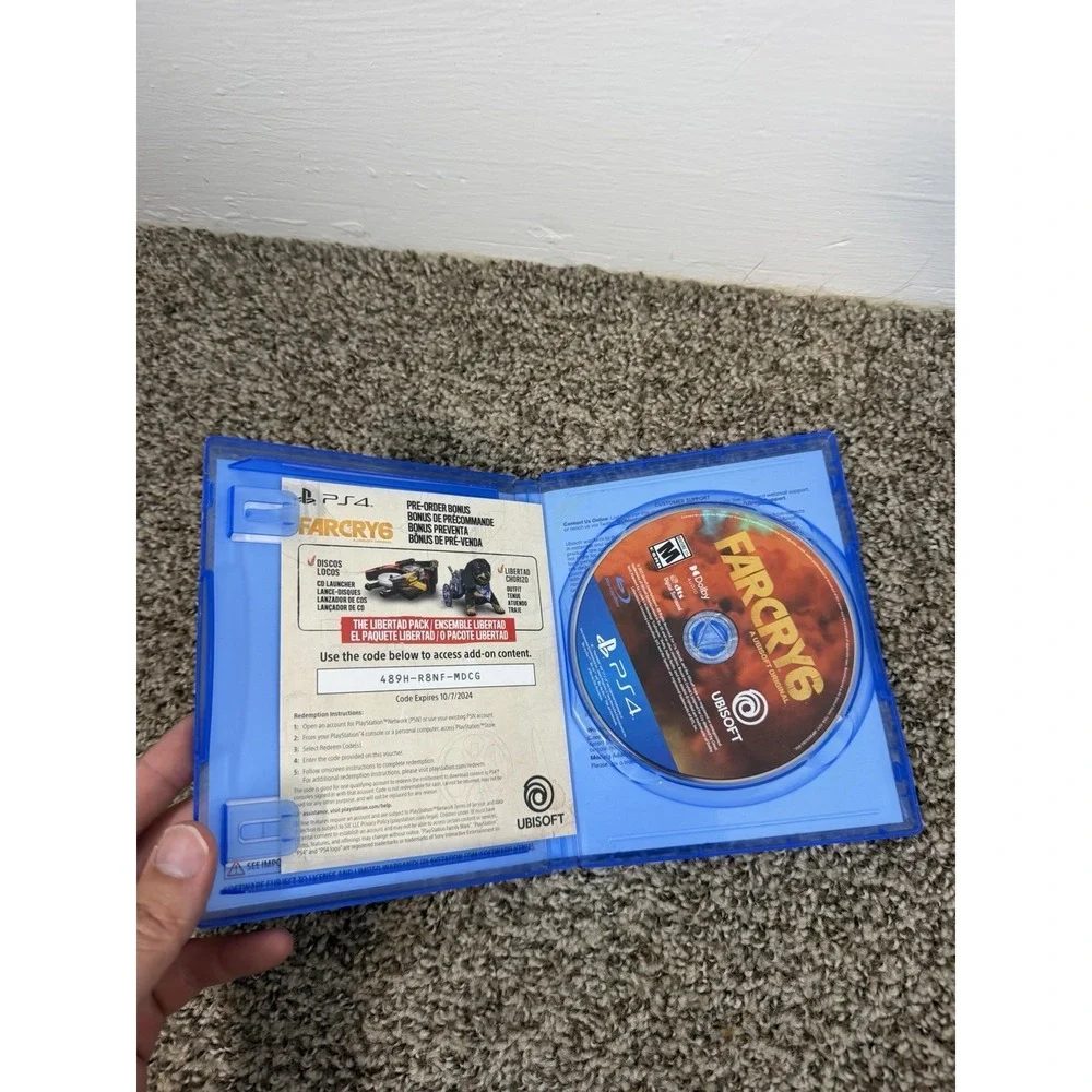 Far Cry 6 (Sony PlayStation 4 PS4, 2021) - Complete - CIB - Tested, Working